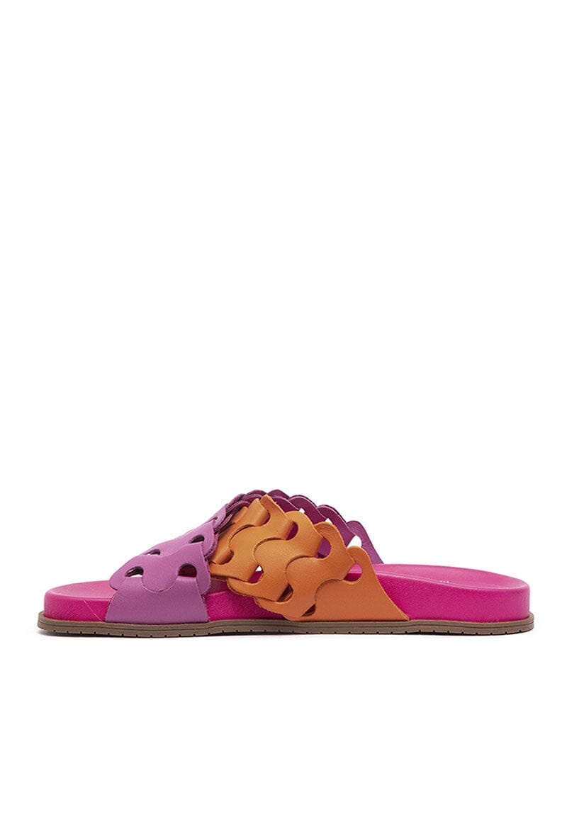 Sandalia Mujer / Tulum Fucsia Naranjo SANDALIAS Giani Dafirenze