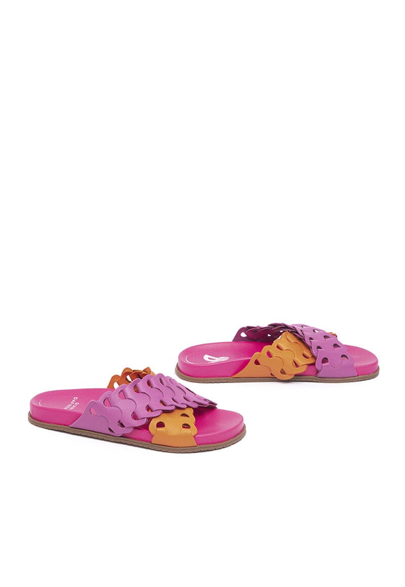 Sandalia Mujer / Tulum Fucsia Naranjo SANDALIAS Giani Dafirenze