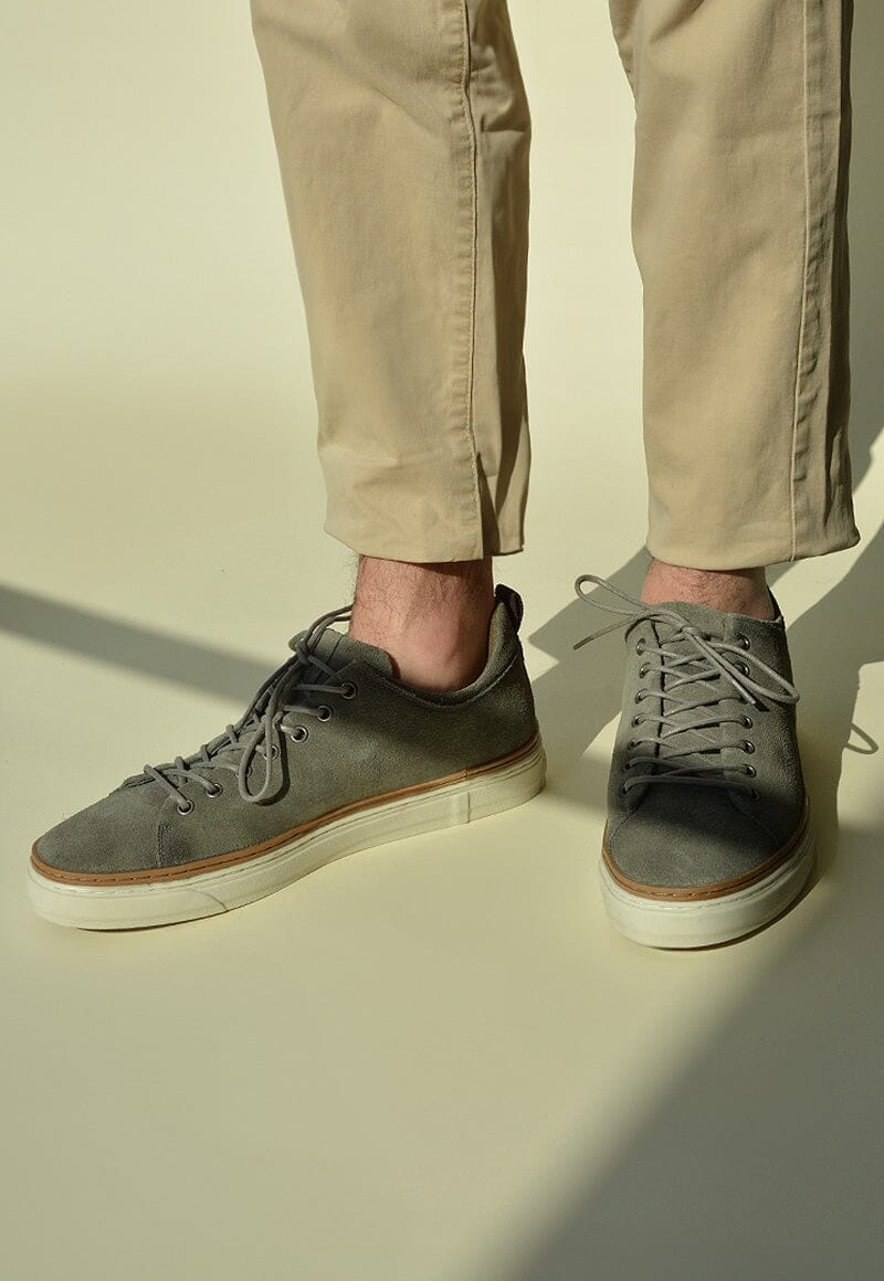 Zapatilla Hombre / Julio Gris Zapatillas Dafirenze