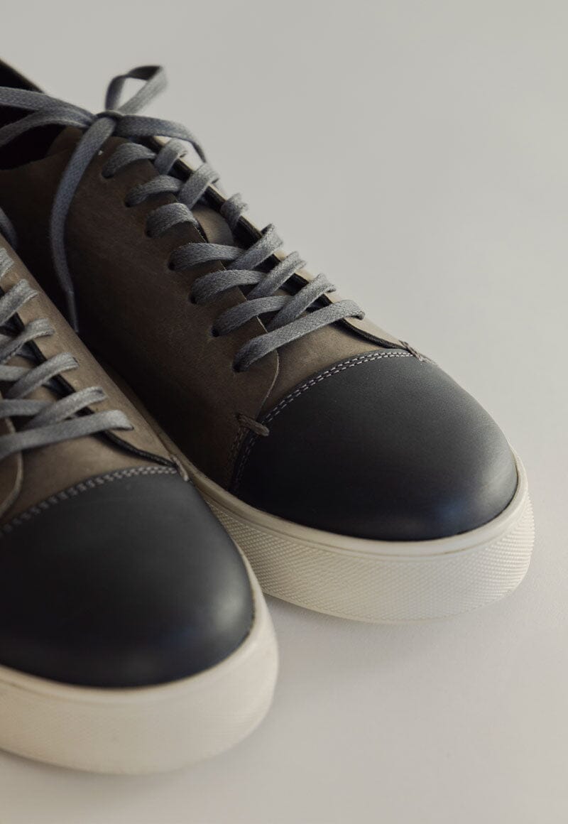 Zapatilla Hombre / Toro Gris Azul Zapatillas Dafirenze