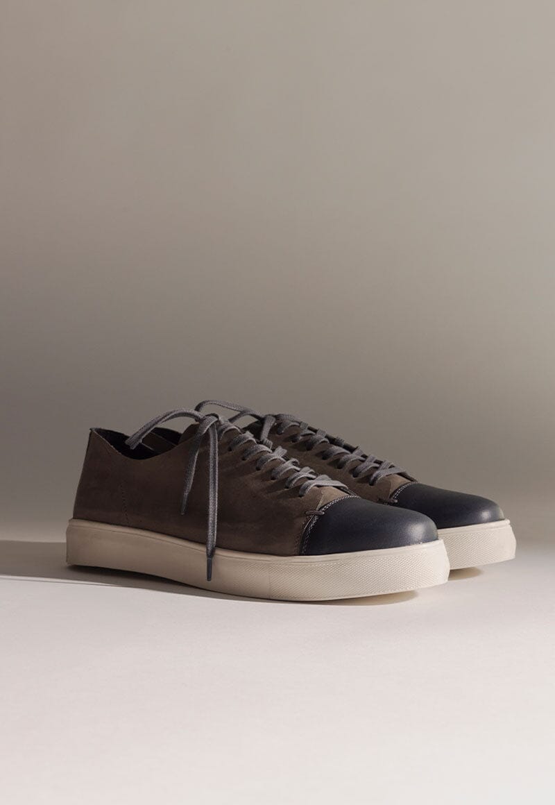 Zapatilla Hombre / Toro Gris Azul Zapatillas Dafirenze