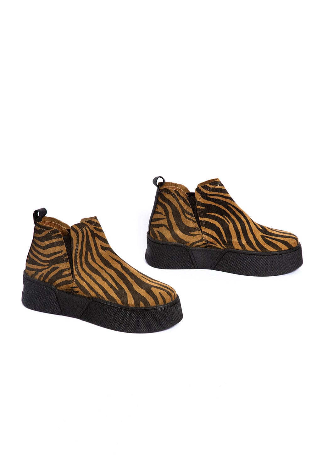 Zapatilla Mujer / Canario Zebra Camel ZAPATILLAS Giani Dafirenze