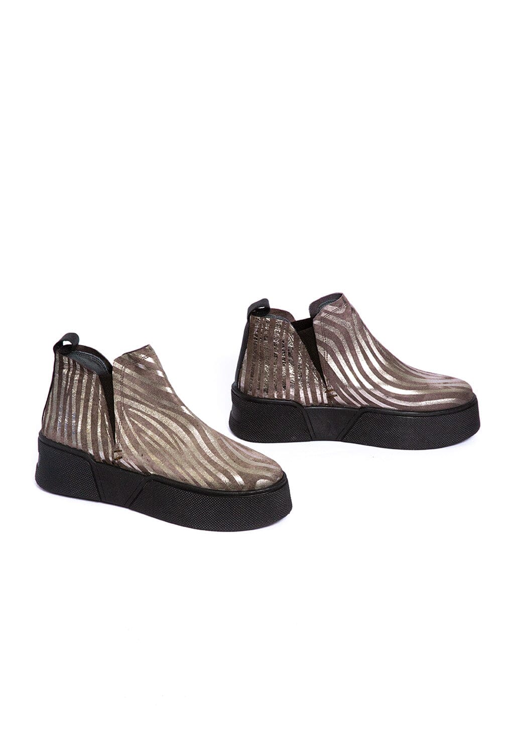Zapatilla Mujer / Canario Zebra Metálico ZAPATILLAS Giani Dafirenze