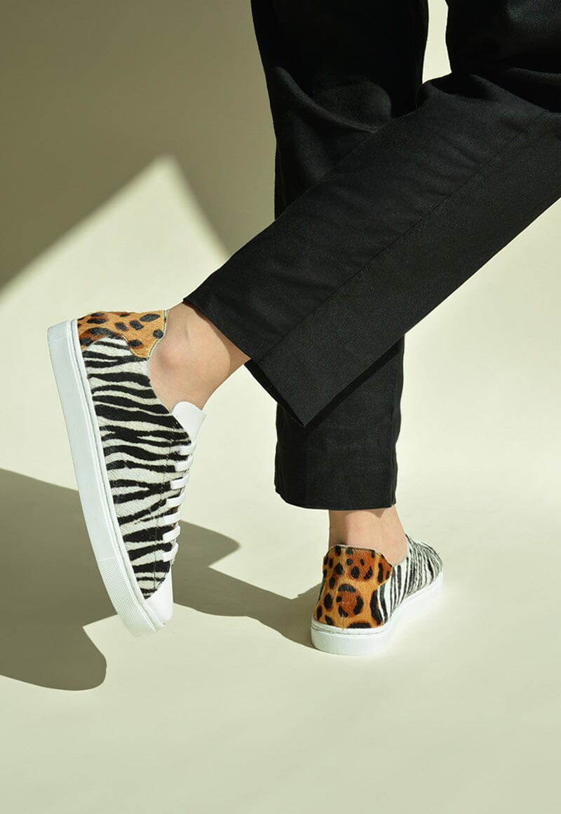 Zapatilla Mujer / Roques Zebra Zapatillas Giani Dafirenze