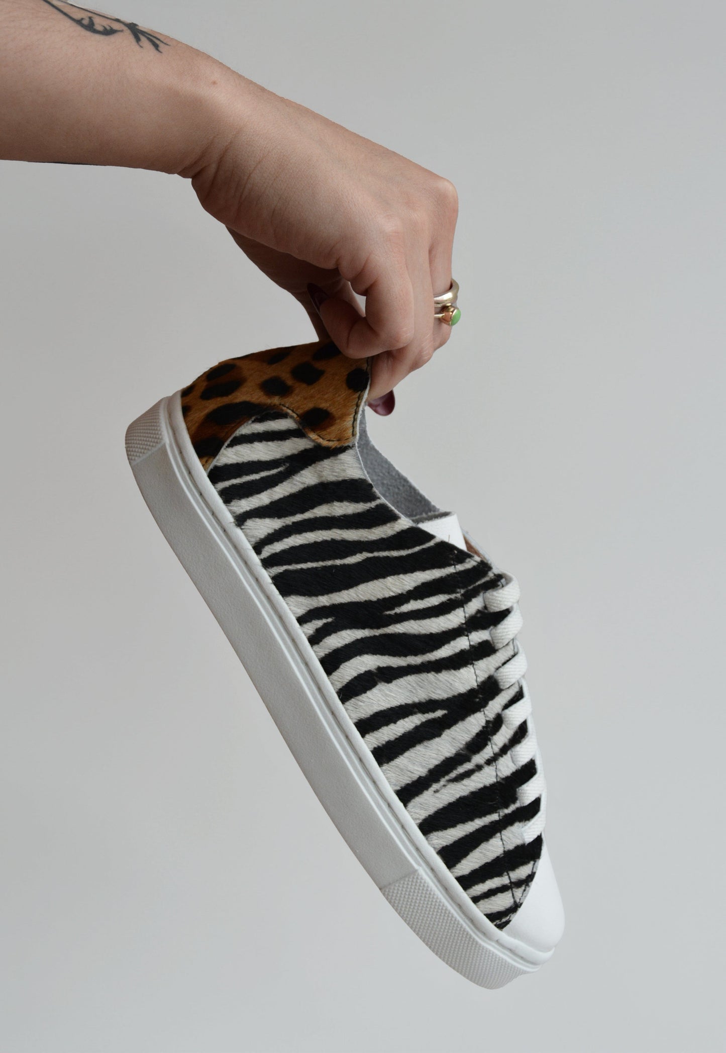 Zapatilla Mujer / Roques Zebra Zapatillas Giani Dafirenze