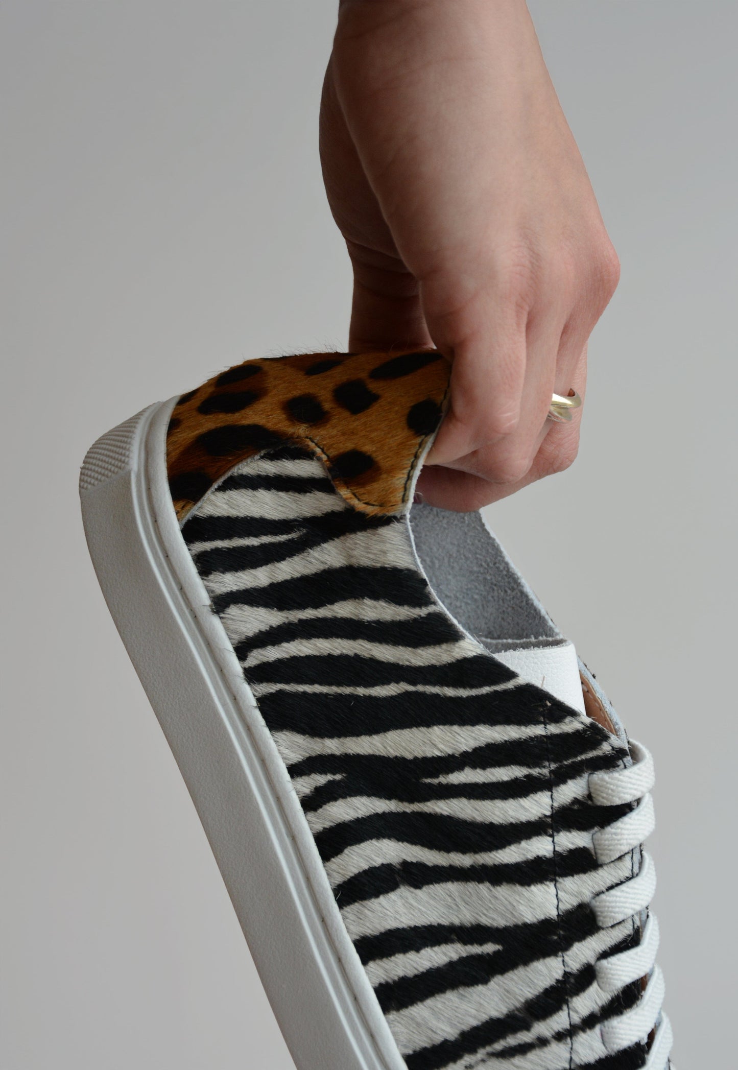 Zapatilla Mujer / Roques Zebra Zapatillas Giani Dafirenze
