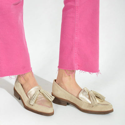 Zapato Mujer / Allegra Beige Niquel