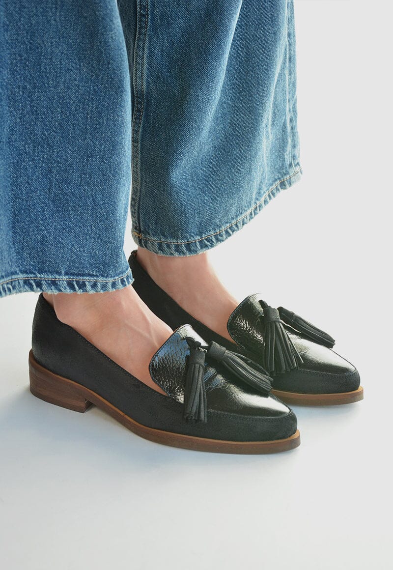 Zapato Mujer / Allegra Negro MOCASINES Giani Dafirenze
