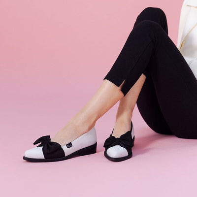 Zapato Barbie / Betsy Negro Blanco