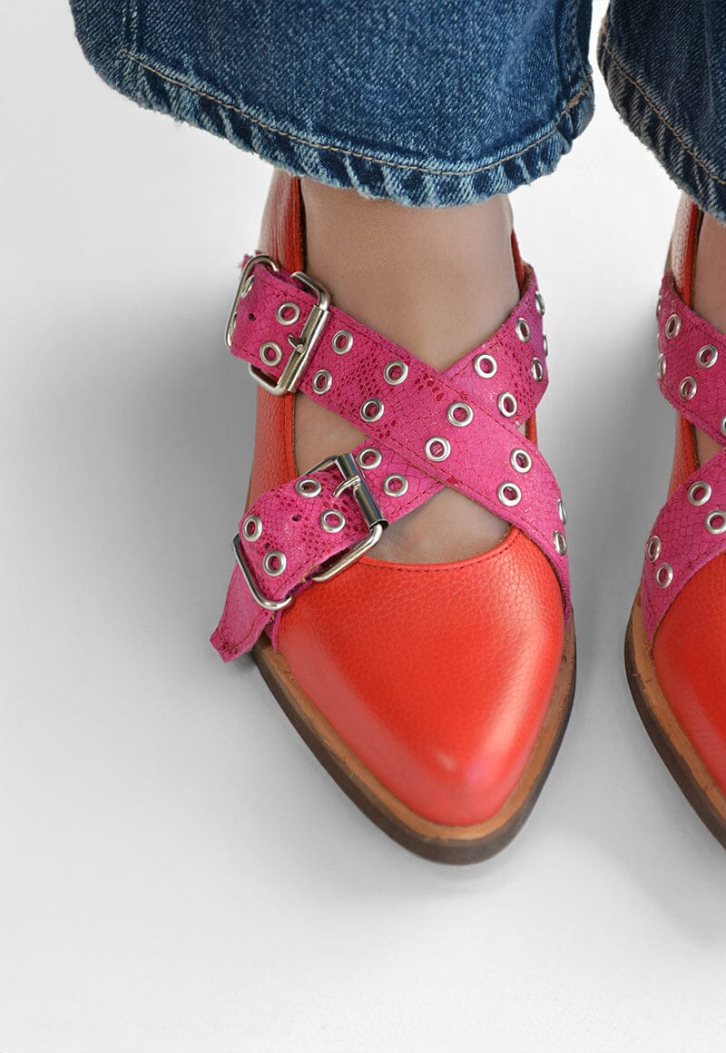 Zapato Mujer / Etna Rojo ZAPATOS Giani Dafirenze