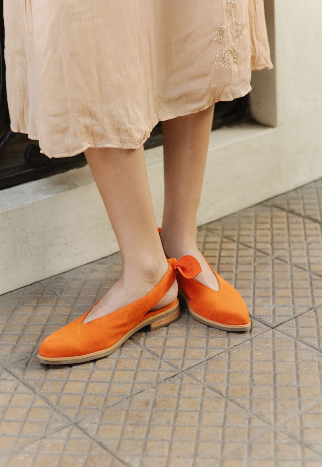 Zapato Mujer Guindo Naranjo - Main Image