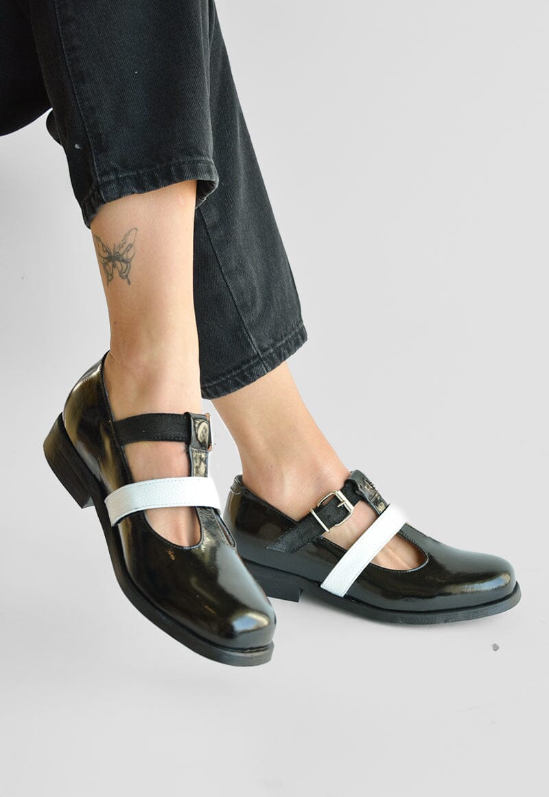 Zapato Mujer / Teresa Blanco Negro ZAPATOS Giani Dafirenze