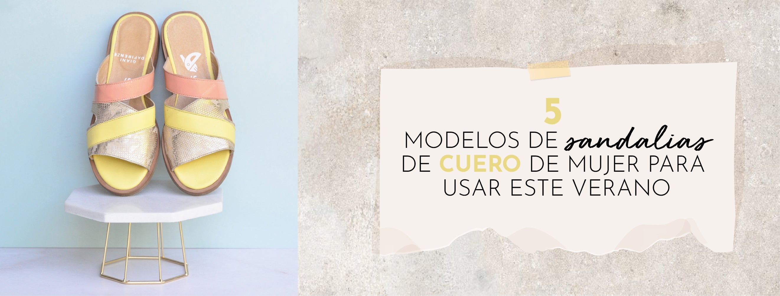 5 modelos de sandalias de cuero de mujer para usar este verano