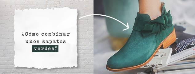 ¿Cómo combinar unos zapatos verdes?
