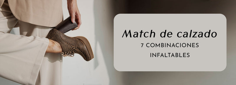 Match de ropa y calzado: 7 combinaciones infalibles