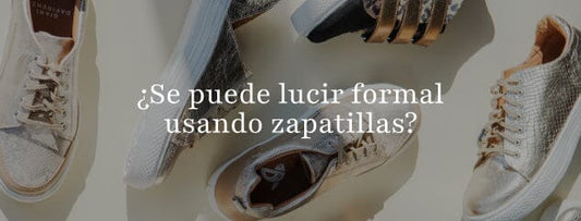 ¿Se puede lucir formal usando zapatillas?