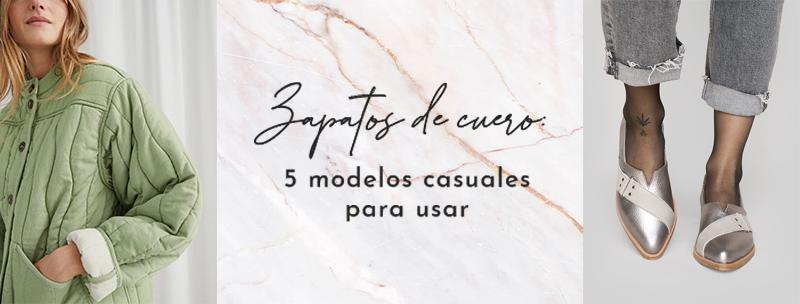 Zapatos de cuero: 5 modelos casuales para usar
