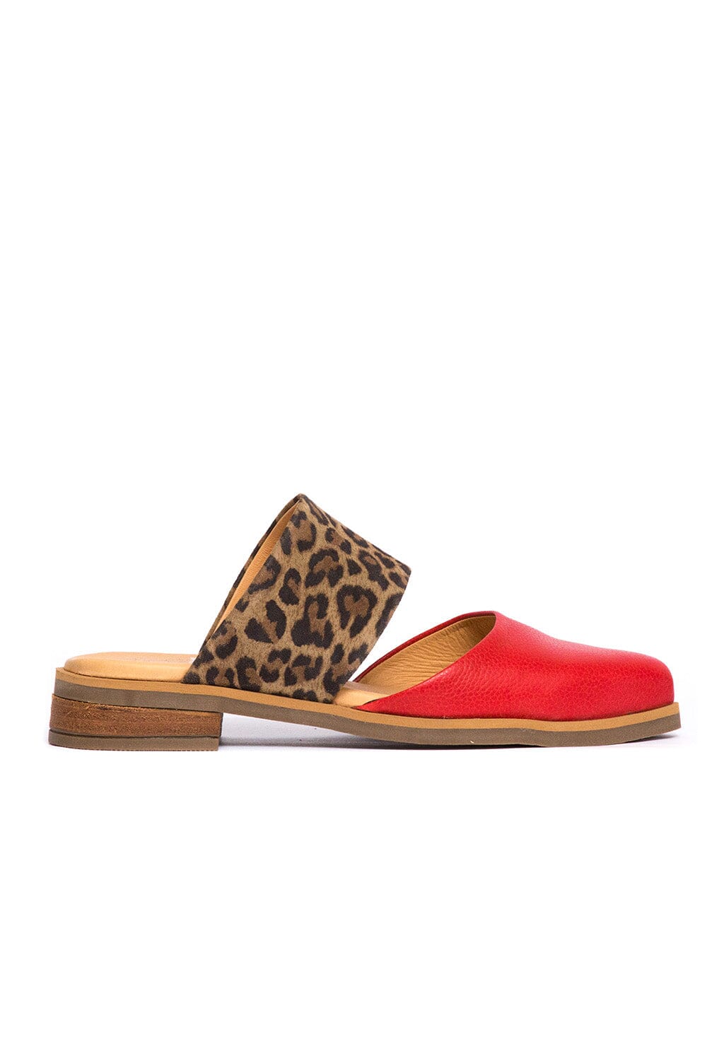 Babucha Mujer / Gaviota Leopardo Rojo BABUCHAS Giani Dafirenze 