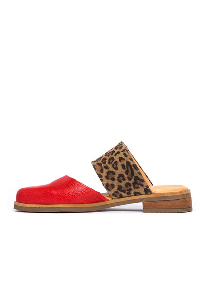 Babucha Mujer / Gaviota Leopardo Rojo BABUCHAS Giani Dafirenze 