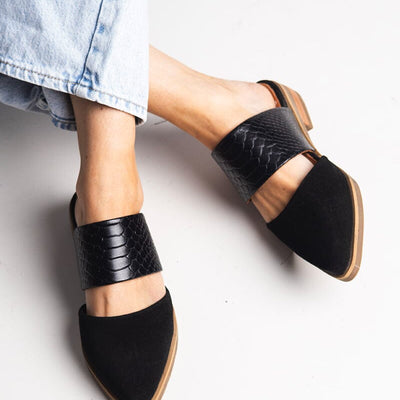 Babucha Mujer / Gaviota Negro