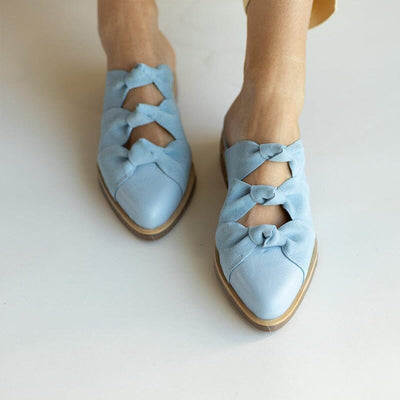 Babucha Mujer / Kiwi Celeste