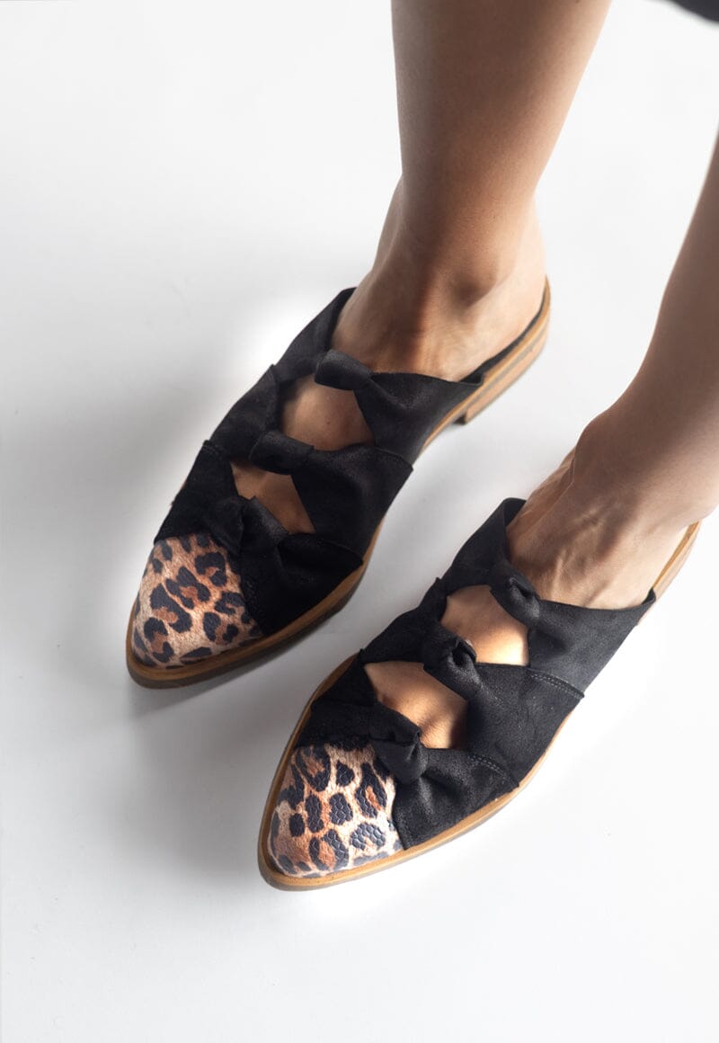 Babucha Mujer / Kiwi Negro Print BABUCHAS Giani Dafirenze 