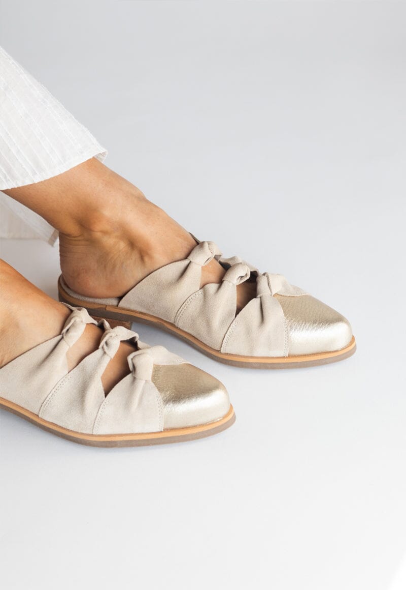 Babucha Mujer / Kiwi Niquel Beige BABUCHAS Giani Dafirenze 