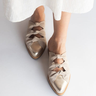 Babucha Mujer / Kiwi Niquel Beige