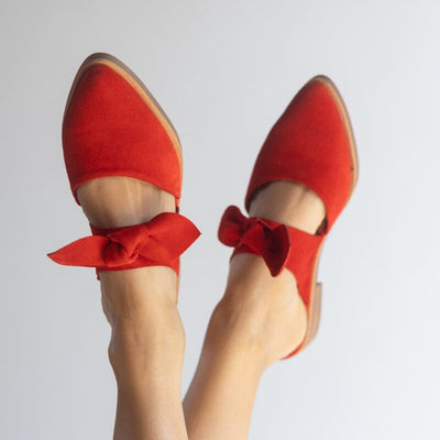 Babucha Mujer / Marsala Rojo