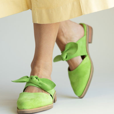 Babucha Mujer / Marsala Verde