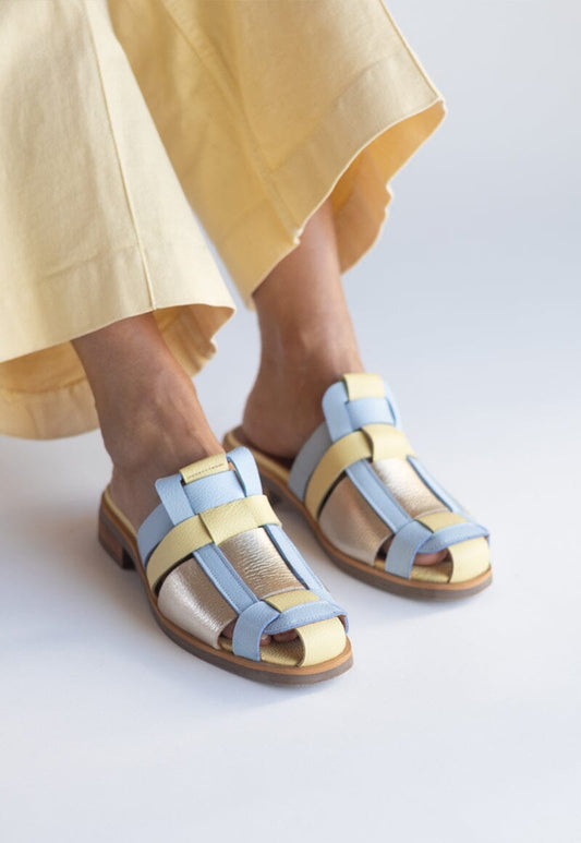 Babucha Mujer / Menfi Amarillo Celeste BABUCHAS Giani Dafirenze 