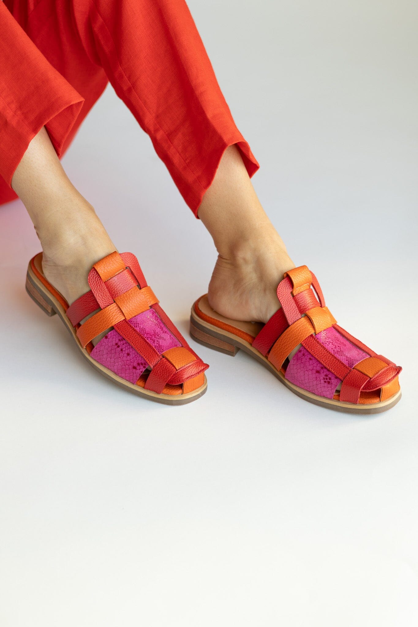 Babucha Mujer / Menfi Naranjo Rojo BABUCHAS Giani Dafirenze 