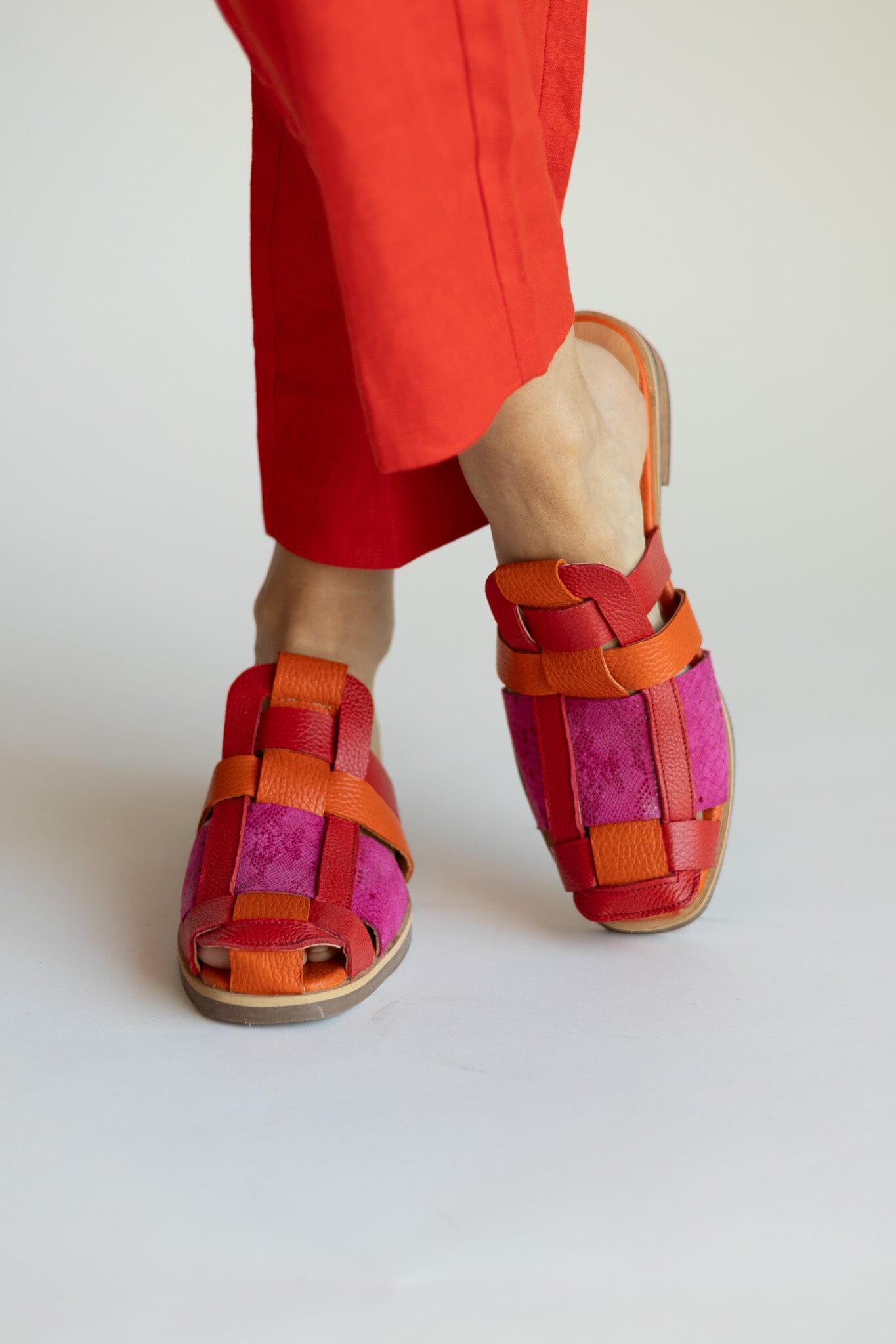 Babucha Mujer / Menfi Naranjo Rojo BABUCHAS Giani Dafirenze 