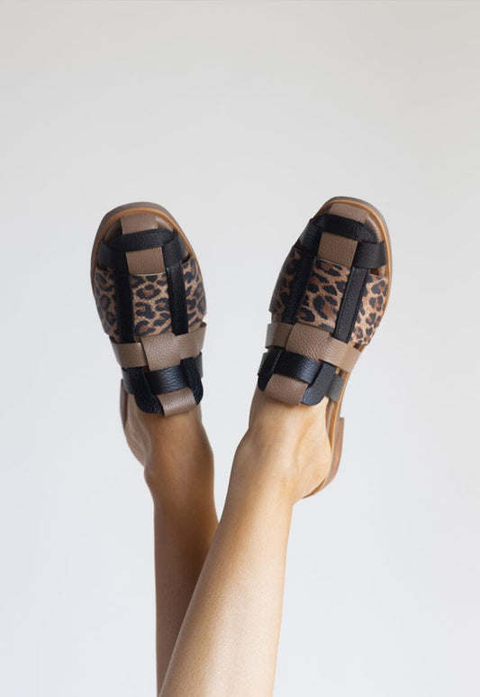 Babucha Mujer / Menfi Negro Print BABUCHAS Giani Dafirenze 