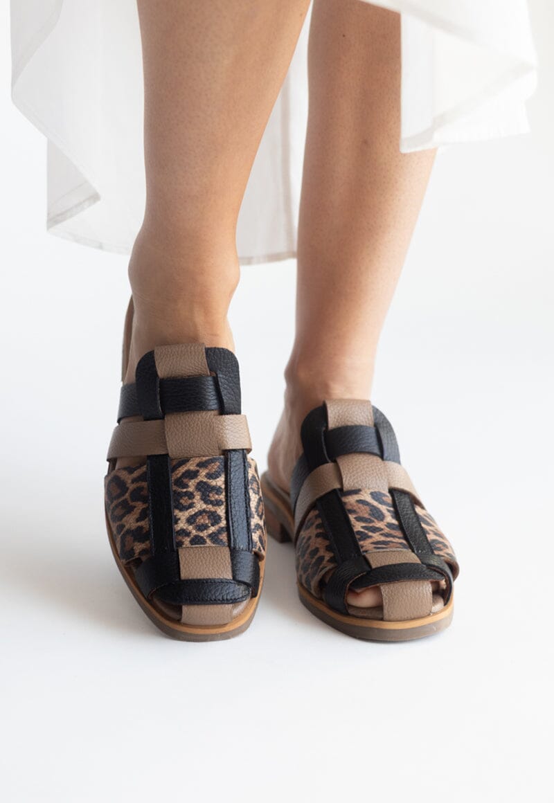 Babucha Mujer / Menfi Negro Print BABUCHAS Giani Dafirenze 