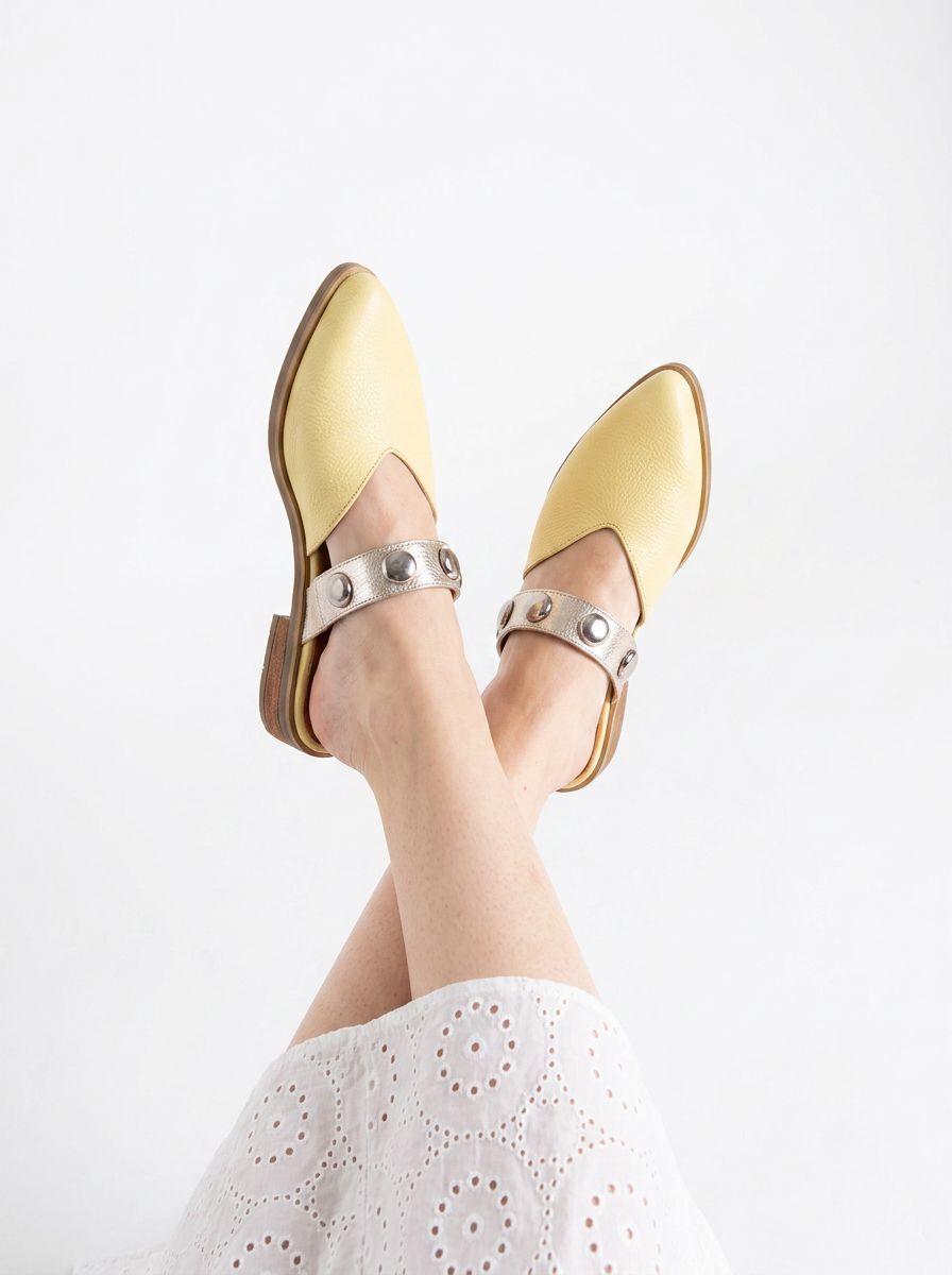 Babucha Mujer / Pibi Amarillo Niquel BABUCHAS Giani Dafirenze 