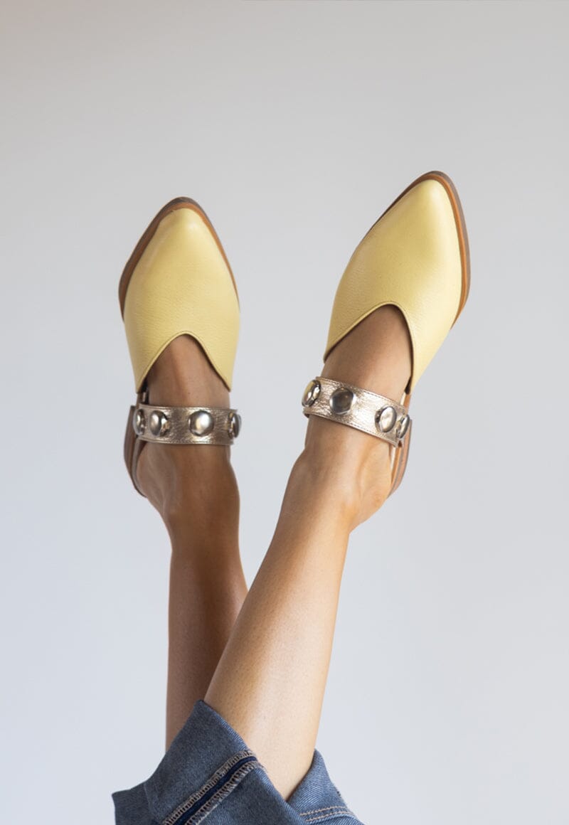 Babucha Mujer / Pibi Amarillo Niquel BABUCHAS Giani Dafirenze 