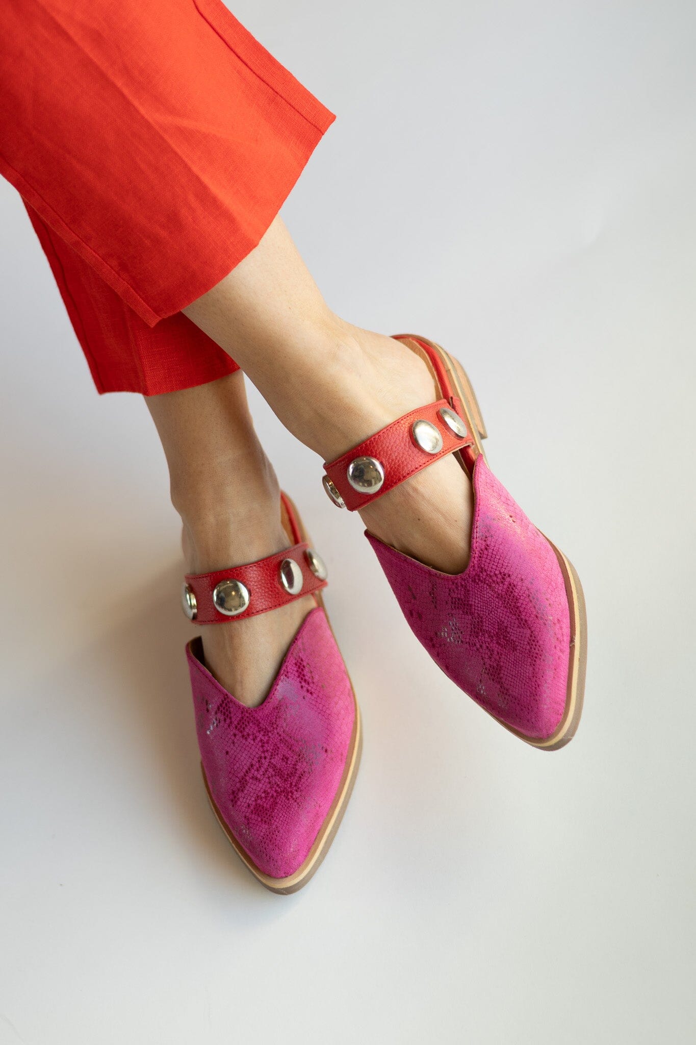 Babucha Mujer / Pibi Fucsia Rojo BABUCHAS Giani Dafirenze 