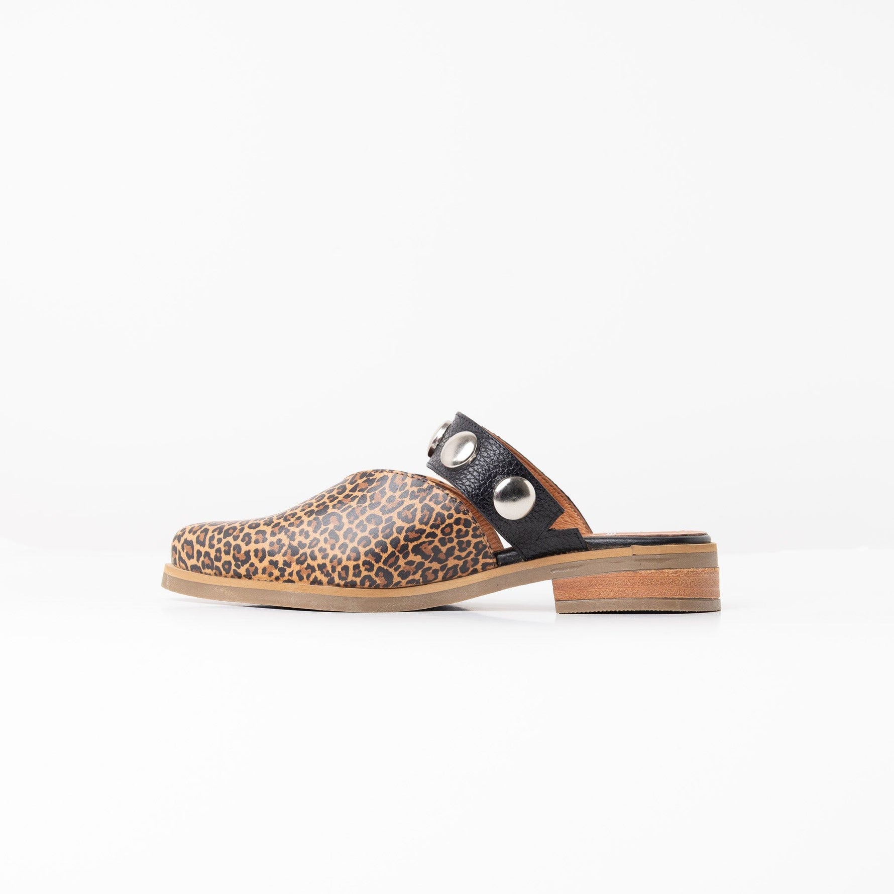 Babucha Mujer / Pibi Leopardo Negro BABUCHAS Giani Dafirenze 