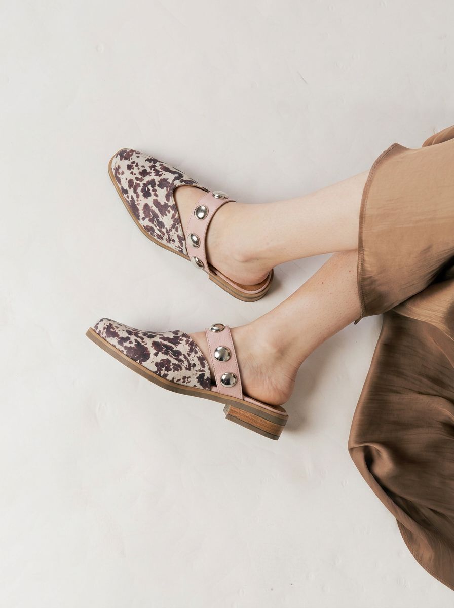 Babucha Mujer / Pibi Print Rosado BABUCHAS Giani Dafirenze 
