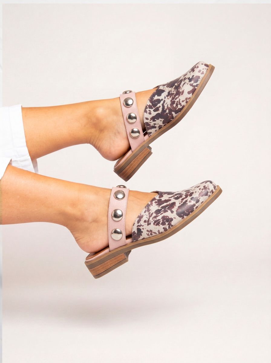 Babucha Mujer / Pibi Print Rosado BABUCHAS Giani Dafirenze 