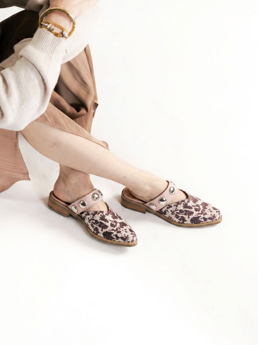 Babucha Mujer / Pibi Print Rosado BABUCHAS Giani Dafirenze 