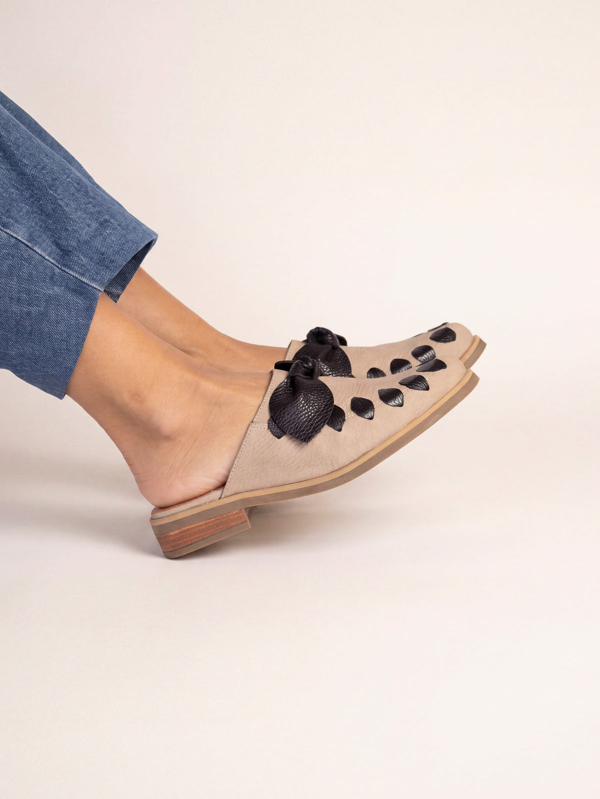 Babucha Mujer / Sombra Beige Negro BABUCHAS Giani Dafirenze 