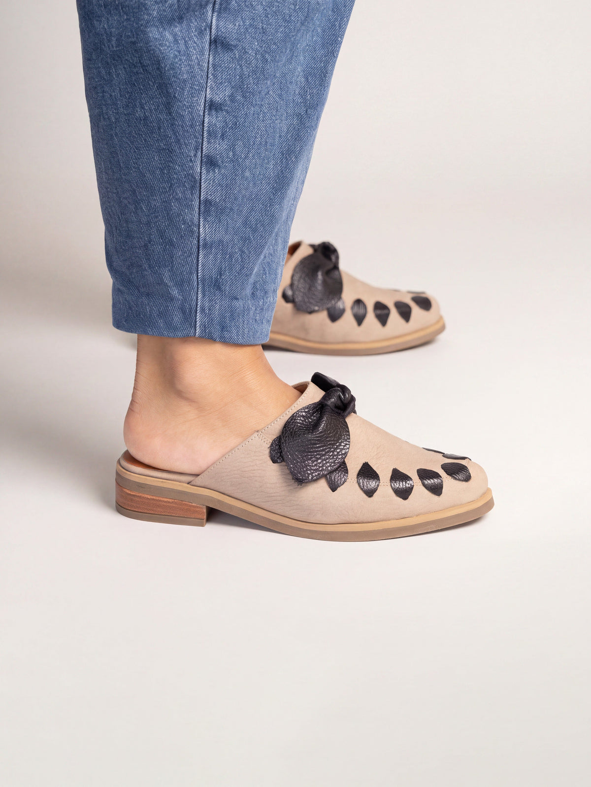 Babucha Mujer / Sombra Beige Negro BABUCHAS Giani Dafirenze 