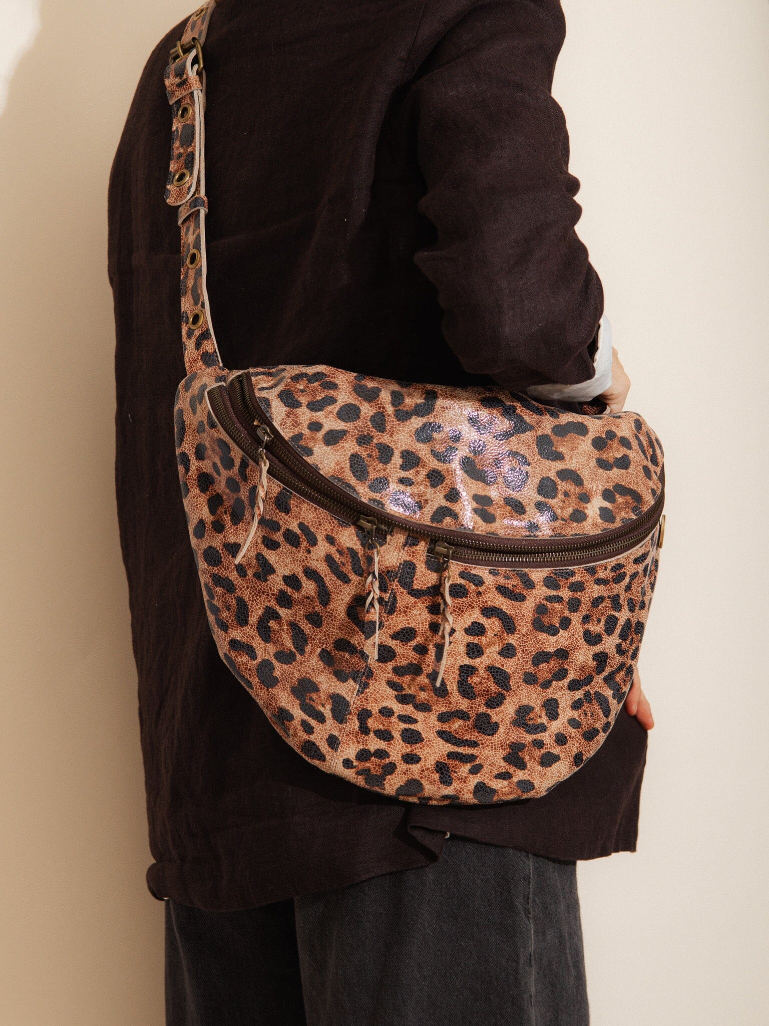 Banano Mujer / Atenea Print Camel BANANO Giani Dafirenze 