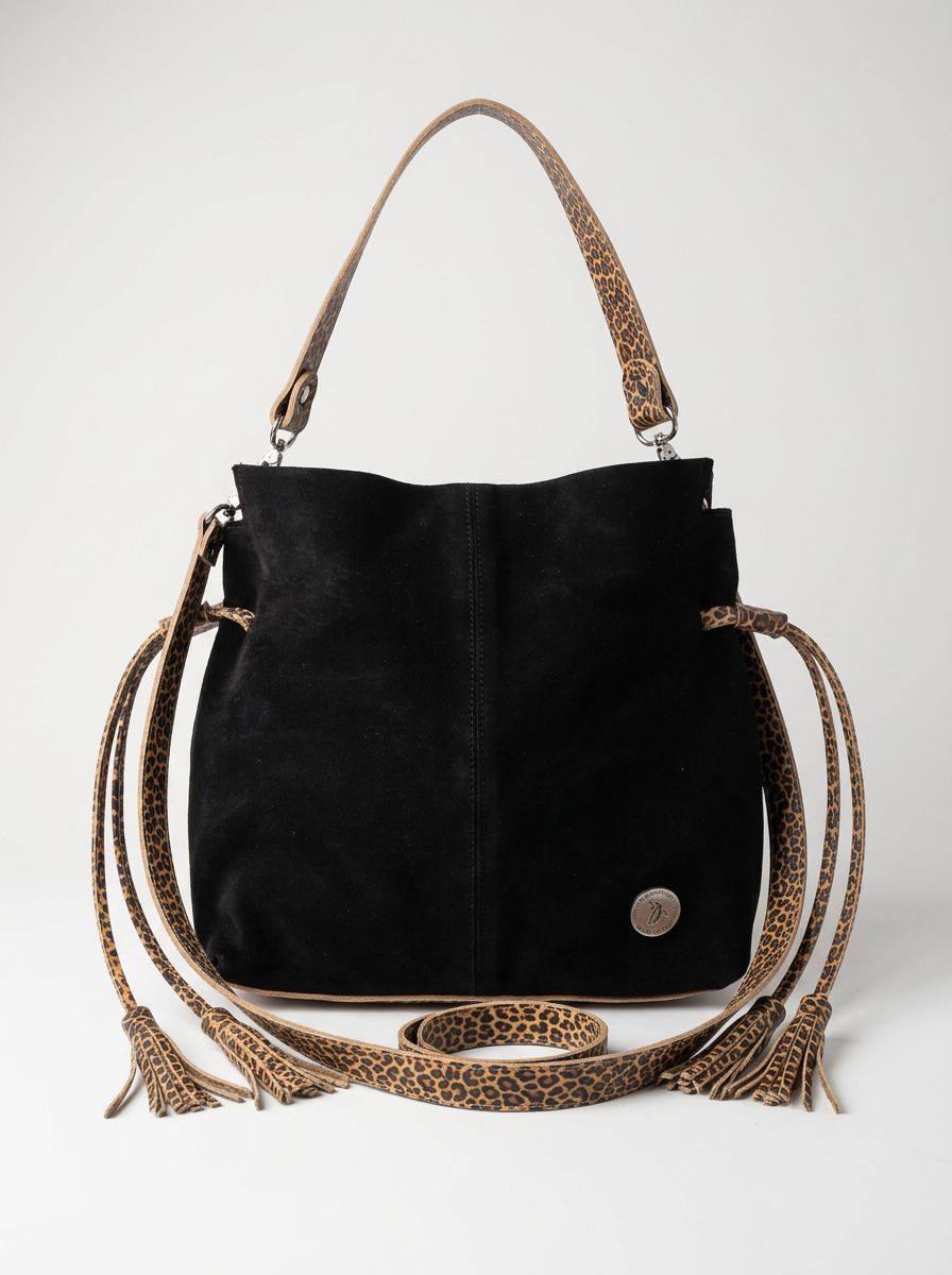 Bandolera Mujer / Alma Negro Leopardo BANDOLERA Giani Dafirenze 