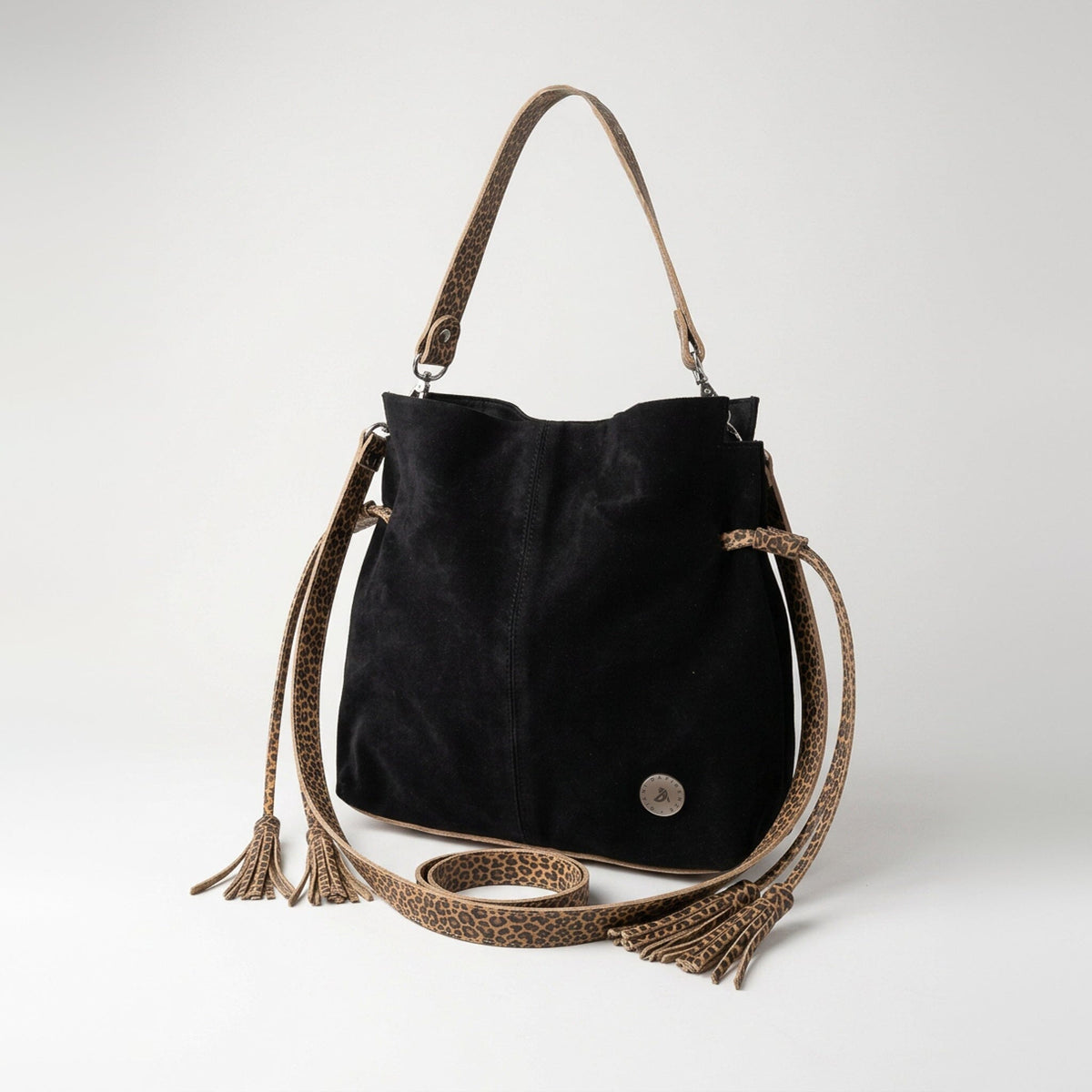 Bandolera Mujer / Alma Negro Leopardo BANDOLERA Giani Dafirenze 