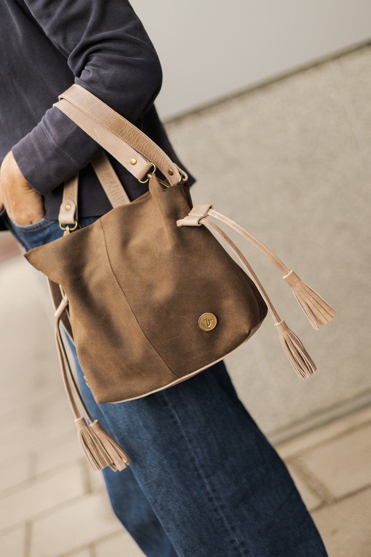 Bandolera Mujer / Alma Taupe BANDOLERA Giani Dafirenze 