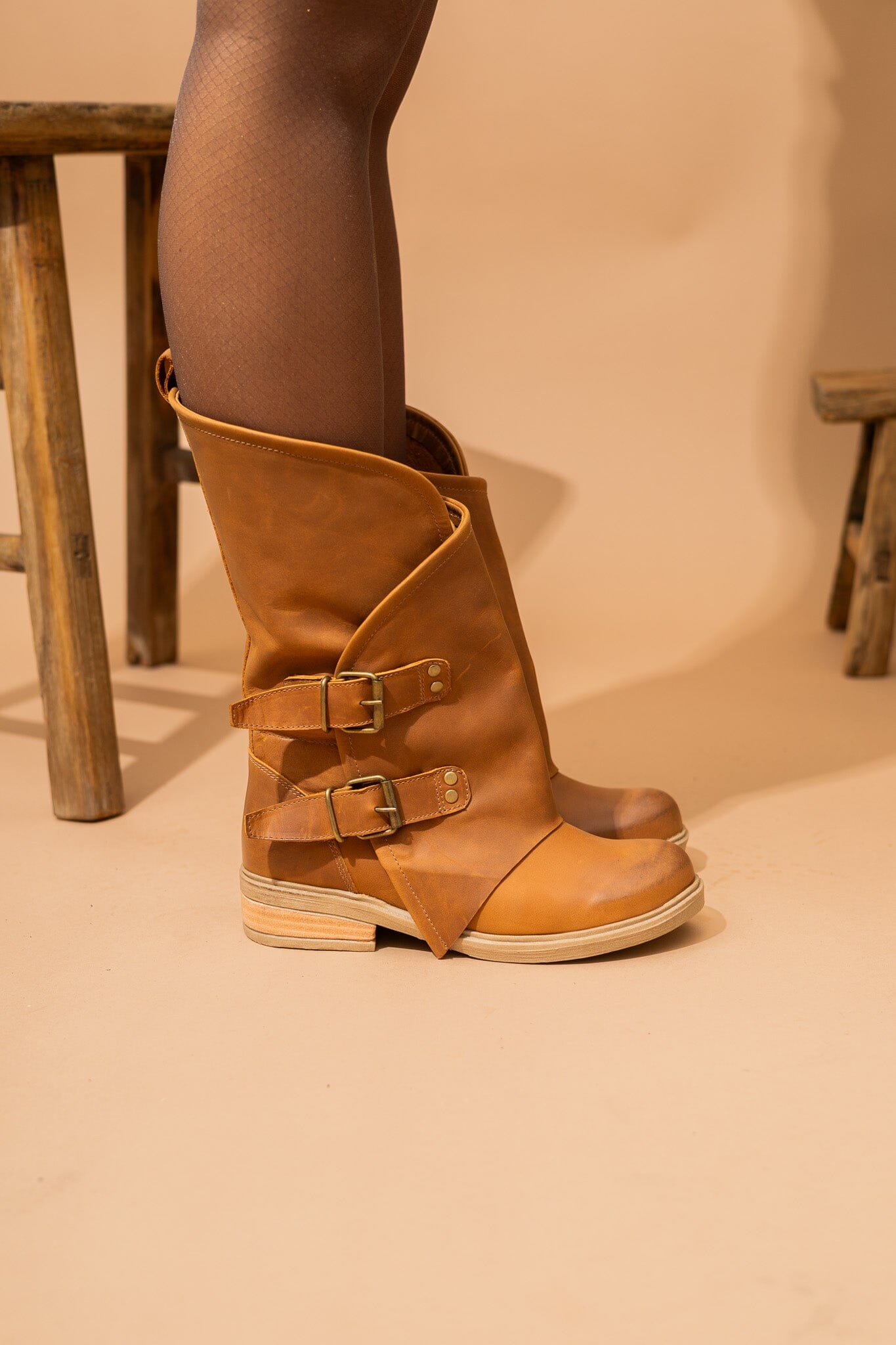 Bota Mujer / Batitu Camel BOTAS Giani Dafirenze 