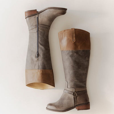 Bota Mujer / Blanca Gris Taupe